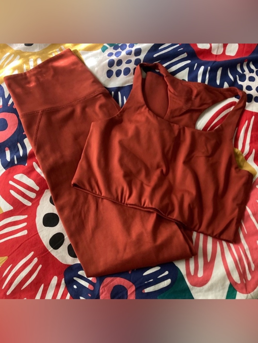 Girlfriend Collective Legging and Bra Set